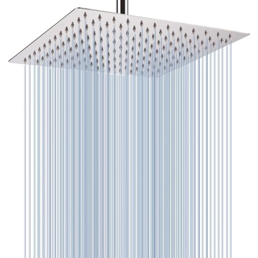 Rain Shower Head High Flow 12inch Large Rainfall Shower Heads Stainless Steel