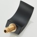 Matte Black LED Bathroom Sink Faucet 3 Hole Widespread 2 Handle Vanity Mixer Tap - view 12