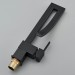 Black Bathroom Sink Faucet Modern Single Handle Waterfall Vanity Faucet 1 Hole - view 11