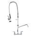36" Commercial Pre-Rinse Faucet Wall Mount Kitchen Sink Faucet W/ Sprayer - view 2