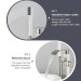 Brushed Nickel Freestanding Bathtub Faucet Floor Mounted Tub Filler Hand Shower - view 6