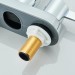Chrome Bathroom Sink Faucet 3 Holes 4in Centerset Basin Vanity Mixer With Drain - view 11