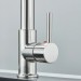 Brushed Nickel Kitchen Sink Faucet Pull Down Sprayer Swivel Single Handle Mixer - view 10