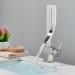 Brushed Nickel Waterfall Bathroom Sink Faucet Vanity Mixer 1 Hole Single Handle - view 3