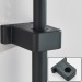 Black Rainfall Shower Faucet Set Bathroom Exposed Shower System With Mixer Valve - view 12