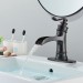 Oil Rubbed Bronze Bathroom Sink Faucet 1Hole Vanity Basin Mixer Tap Pop Up Drain - view 3