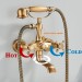 Antique Brass Clawfoot Tub Faucet Wall Mount Bathtub Filler Mixer W/Hand Shower - view 4