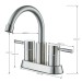 4 Inch Bathroom Sink Faucet 2Handle Centerset Vanity Mixer Faucet Brushed Nickel - view 12