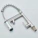 Brushed Nickel Kitchen Sink Faucet Pull Down Sprayer Swivel Single Handle Mixer - view 13