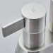 Brushed Nickel Bathroom Sink Faucet 2Handle 4 Inch Centerset Vanity Mixer Faucet - view 12