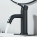 Black Bathroom Sink Faucet 1 Or 3 Hole Single Handle Vanity Faucet With Drain - view 4