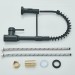Black Kitchen Faucet With Pull Down Sprayer Commercial Single Handle Sink Faucet - view 14