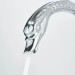 Chrome Swan Bathroom Sink Faucet 1 Hole Dual Crystal Knobs Vanity Basin Faucet - view 8