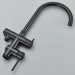 Matte Black Bathtub Faucet Freestanding Tub Filler Faucet With Handheld Shower - view 9