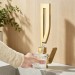 Gold Waterfall Bathroom Sink Faucet Basin Vanity Mixer Taps 1 Hole Single Handle - view 2