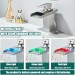 LED Bathroom Sink Faucet 1 Or 3 Holes Vanity Mixer Single Handle Brushed Nickel - view 4