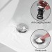 Waterfall Tall Bathroom Faucet 1Hole Single Handle Vessel Sink Faucet With Drain - view 9