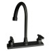High Arc 2-Handle Standard Kitchen Sink Faucet Mixer Tap Plastic For Home RV - view 5