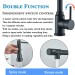 Black Spring Kitchen Faucet Pull Down Sprayer Swivel Single Handle Sink Mixer - view 6