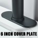 Black Bathroom Sink Faucet 1 Or 3 Hole Single Handle Vanity Faucet With Drain - view 9