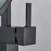 Black Bathroom Sink Faucet Modern Single Handle Waterfall Vanity Faucet 1 Hole - view 7