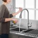 Brushed Nickel Touch Sensor Kitchen Faucet Pull Down Sprayer Sink Mixer Faucets - view 4