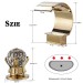 Gold Widespread Bathroom Faucet 3hole 2 Handle Waterfall Sink Vanity Basin Mixer - view 9