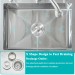 21.7 In Kitchen Sink Stainless Steel Single Bowl Sink W/Pulldown Faucet Drop In - view 8
