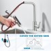 Brushed Nickel Kitchen Faucets With Pull Down Sprayer Single Handle Sink Faucet - view 8