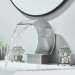 8" Widespread Bathroom Sink Faucet 3 Holes Basin Vanity Mixer Tap Brushed Nickel - view 5