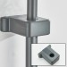 Gray Shower Faucet System Exposed Rainfall Shower Fixtures Set With Hand Shower - view 13