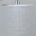 LED Shower Head Chrome 12 Inch Square Rainfall Sprayer Faucet Stainless Steel - view 6