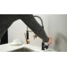 Kitchen Sink Faucet Stainless Steel Single Handle Pull Down Sprayer Swivel Mixer - view 3