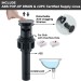 Oil Rubbed Bronze Widespread Bathroom Sink Vanity Faucet 3 Hole 2 Handle W/Drain - view 8