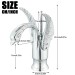 Luxury Chrome Swan Bathroom Faucet Single Handle Vessel Sink Vanity Faucet 1Hole - view 8