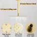 Brushed Gold Rainfall Shower System With 3 Settings Handheld Shower Faucet Set - view 4