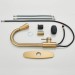 Brushed Gold Kitchen Sink Faucet Pull Down Sprayer Swivel Single Handle Mixer - view 11