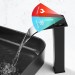 Matte Black Tall Bathroom Vessel Sink Faucet Single Handle Vanity Mixer W/Drain - view 6