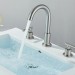 Brushed Nickel 8 In Widespread Bathroom Sink Faucet 3 Hole Vanity Mixer 2 Handle - view 7