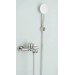 Brushed Nickel Bathtub Shower Faucet Wall Mount Tub Filler With Handheld Sprayer - view 3