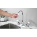 Chrome High Arc Kitchen Faucet 8 Inch Centerset 3 Hole 2 Handle Sink Mixer Taps - view 3