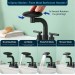 Black 4 Modes Bathroom Sink Faucet 3Hole 4in Centerset Vanity Mixer With Drain - view 5