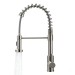 Nickel Kitchen Sink Faucet/Panel Pull Down Sprayer Swivel Mixer Stainless Steel - view 3