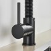 Matte Black Kitchen Faucet Sink Pull Down Sprayer Swivel Mixer Tap Single Handle - view 11