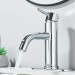 Chrome Bathroom Faucet Single Handle Sink Vanity Mixer Taps With Pop-up Drain - view 5