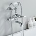 Chrome Clawfoot Tub Faucet Wall Mount Bathtub Filler Faucet With Hand Shower - view 13