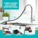 360° Nickel Kitchen Faucet Sink Mixer Faucet Pull Down Sprayer Single Handle - view 4