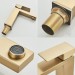 Brushed Gold Bathroom Faucets 1 Or 3 Holes Single Handle Sink Vanity Mixer Drain - view 11