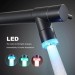 Black LED Kitchen Faucet Single Handle Swivel Sink Faucet With Pull Down Spray - view 9