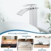 Waterfall Tall Bathroom Faucet 1Hole Single Handle Vessel Sink Faucet With Drain - view 8